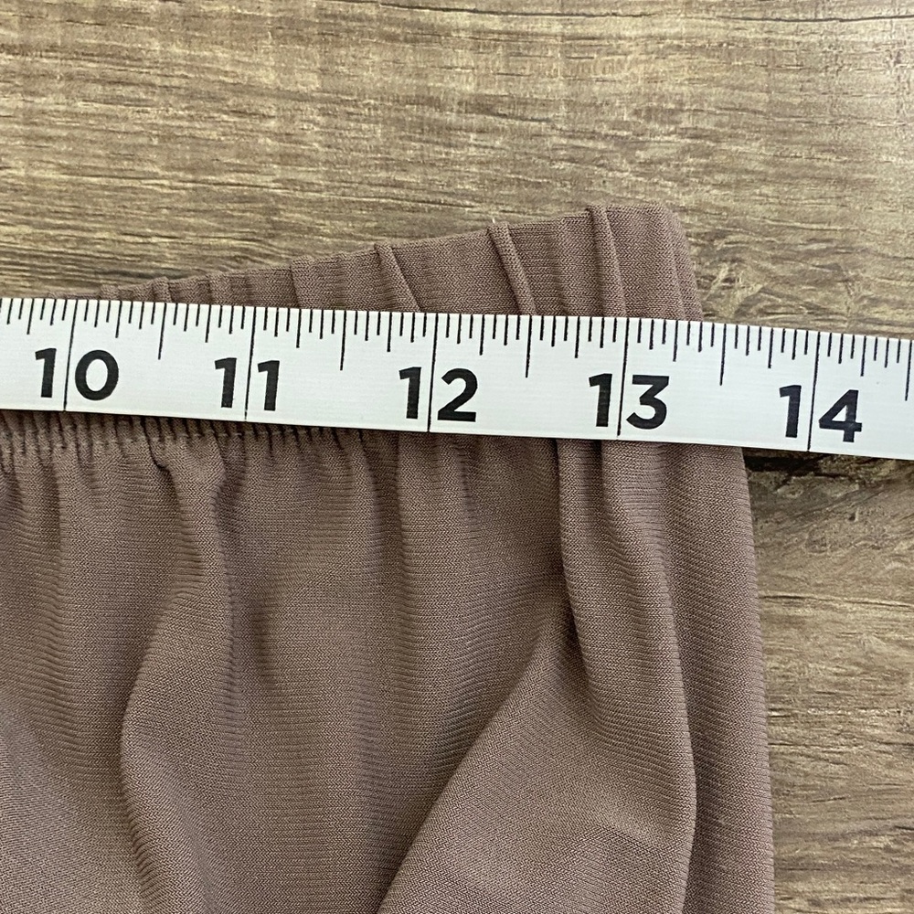 R&M Richards Gold and Brown Pantsuit size 8 - Picture 9 of 13